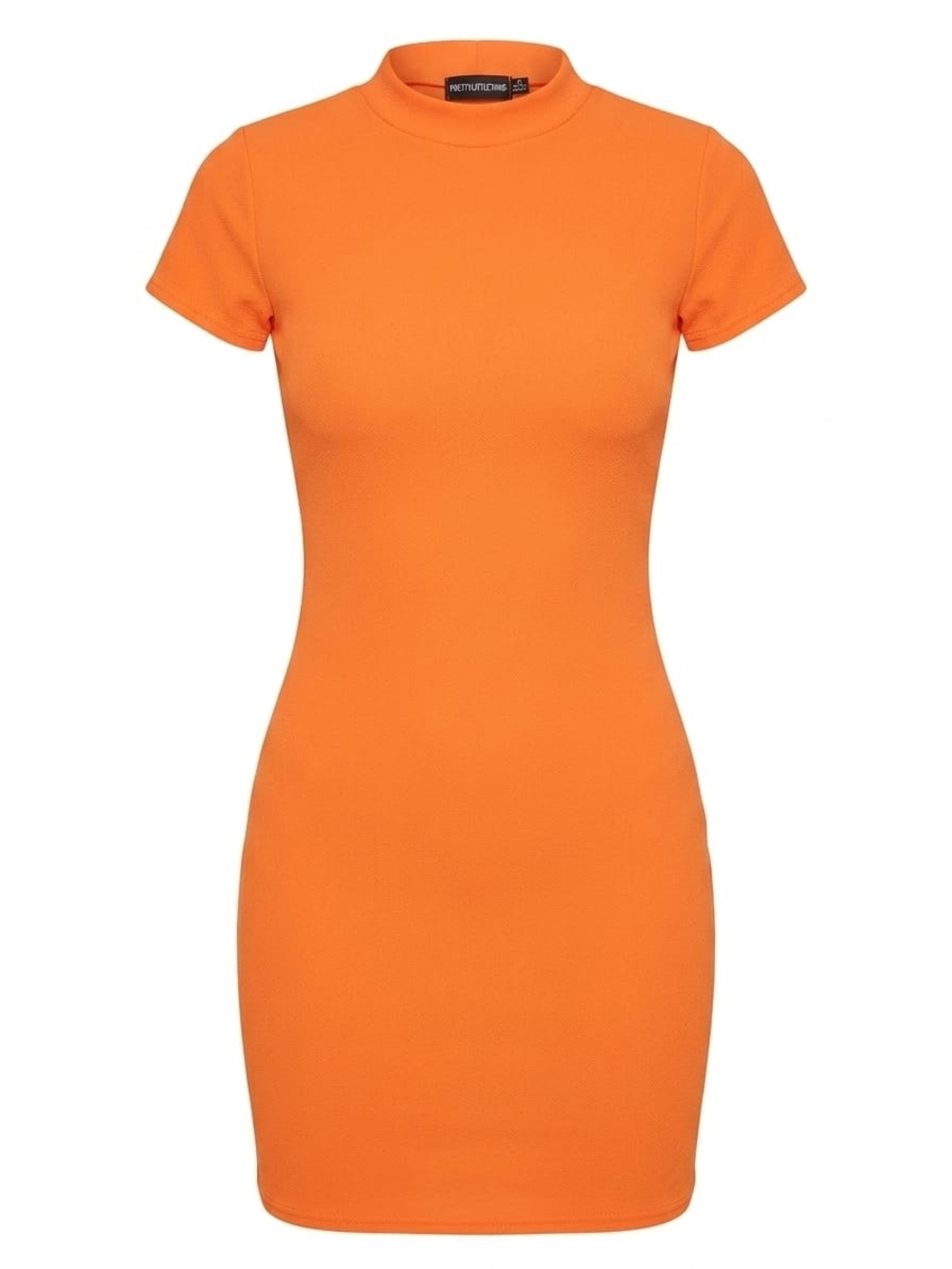 PrettyLittleThing Neon Orange Top with Branded Tag
